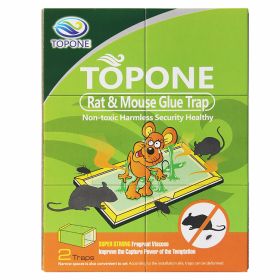 Topone Pest Control Mice&Rat Powerful Glue Peanut Scent Mouse Glue Trap 22cm x 17cm 5-days Delivery