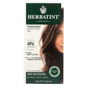 Herbatint Permanent Herbal Haircolour Gel 4n Chestnut - 135 Ml