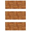 Decking Tiles Vertical Pattern 11.8"x11.8" Acacia Set of 30