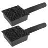 2Pcs Gutter Downspout Extension Low Profile No Deep Digging Catch Basin Downspout Extender with 4.9FT Flexible Extendable Hose For House Foundation Pr