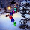 1pc; Paw Print Solar Wind Chimes For Outside; Dogs Cat Pet Paw Print Remembrance Wind Chimes; Waterproof Color Changing Solar Hanging Lights; Sympathy