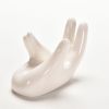 1pc White Ceramic Hand Rest