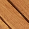 Decking Tiles Vertical Pattern 11.8"x11.8" Acacia Set of 30