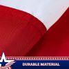 2 Pack American USA Pleated Fan Flag 1.5x3 Feet DELUXE Bunting Decoration Flags PRINTED 150D Patriotic Stars and Stripes with Canvas Header and Brass