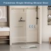 Stainless Steel Shower Door Hardware & Handles, 24D210-60G-P