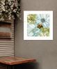 "Sea glass Garden I" By JG Studios, Ready to Hang Framed Print, White Frame