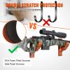 VEVOR Gun Rack Wall Mount, Horizontal Gun Rack and Shotgun Hooks, Single Gun Storage Display Rack For Wall, Gun Holder with Soft Padding holds Rifles,