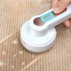 Rechargeable Portable Electric Lint Remover, Effective Lint Shaver For Clothing Furniture Carpet Lint Balls Bobbles, Pill Fuzz Remover. Includes Clean