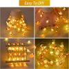 1 Roll Of Bunny Carrot String Lights Battery Operated, Easter Decor Spring Rabbit Fairy Lights For Home Indoor Outdoor Easter Basket Eggs Party Season