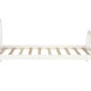 Platform Bed Frame Mattress Foundation with Wood Slat Support, Twin (White)