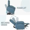 Massage Recliner,Power Lift Chair for Elderly with Adjustable Massage and Heating Function,Recliner Chair with Infinite Position and Side Pocket for L