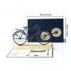 1pc Creative 3D Birthday Greeting Card; Handmade Hollow Retro Bicycle Blessing Card; Graduation Gift; Birthday Blessing Gift