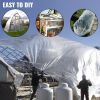 VEVOR Greenhouse Film 20 x 28 ft, Greenhouse Polyethylene Film 6 Mil Thickness, Greenhouse Plastic Greenhouse Clear Plastic Film UV Resistant, Polyeth