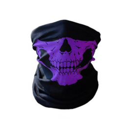 Full Face Motorcycle Face Shield winter Balaclava Face Mask (Color: Purple)