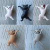 1pc/5pcs Cute Cat Pen Holder, Toy Cat Headphone Holder, Enchanted Dancing Cat Pen Holder, Home Desktop Ornament