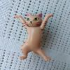 1pc/5pcs Cute Cat Pen Holder, Toy Cat Headphone Holder, Enchanted Dancing Cat Pen Holder, Home Desktop Ornament