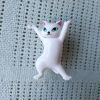 1pc/5pcs Cute Cat Pen Holder, Toy Cat Headphone Holder, Enchanted Dancing Cat Pen Holder, Home Desktop Ornament