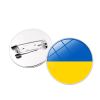 Personality Ukraine Flag Brooch For Women Men Ukrainian National Map Blue Yellow Pins Patriotic Badges Coat Dress Lapel Jewelry