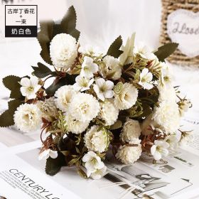 11pcs Bouquet Of DRIED Flowers ROSE Roses Bouquet Of Natural Air Dried Nordic Wind Wedding Home Decoration Valentine Day Gift (Color: D, size: 11pcs)