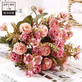 11pcs Bouquet Of DRIED Flowers ROSE Roses Bouquet Of Natural Air Dried Nordic Wind Wedding Home Decoration Valentine Day Gift (Color: A, size: 11pcs)