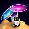 Creative Mini Astronaut Drone Cartoon Spaceman Flying Robot Toys with USB Charging Hand Control Helicopter Kids Gift