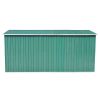 Garden Shed 101.2"x154.3"x71.3" Metal Green