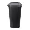 13gal Odor Block Trash Can Black