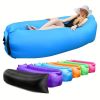 Inflatable Pool Lounger, Portable Lazy Sofa For Backyard Beach Travel & Camping