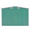 Garden Shed 101.2"x154.3"x71.3" Metal Green